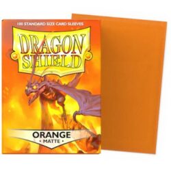 Dragon Shield - 100 Matte Standard Sleeves - Orange